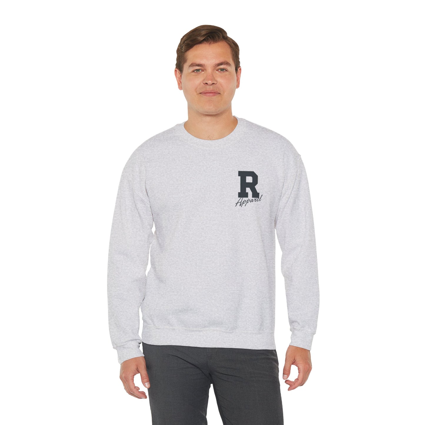 Comfortable Unisex Crewneck Sweatshirt with Stylish 'R' Design