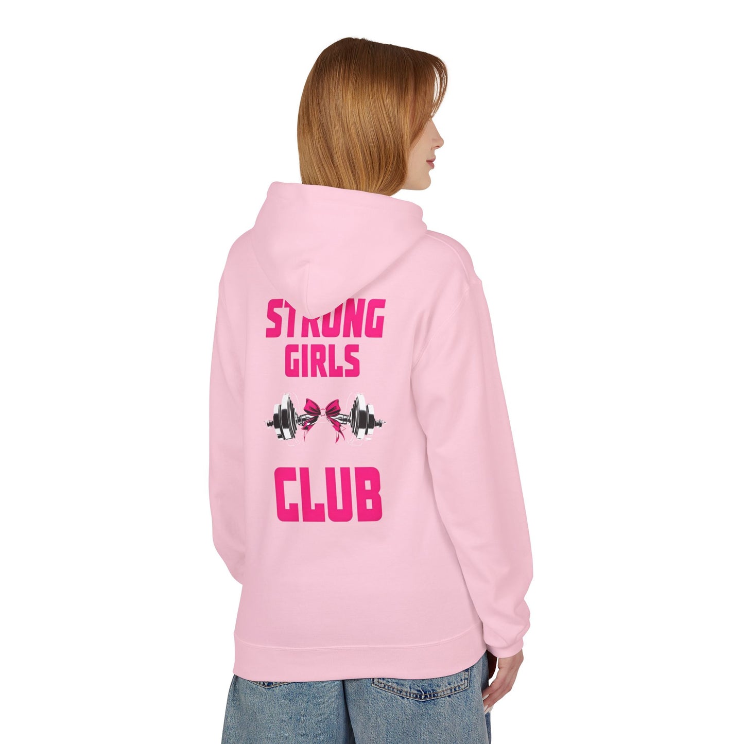 Strong Girls Club Hoodie - Empowering Fitness Apparel, Gift for Workout Enthusiasts, Ideal for Gym Lovers, Birthday, and Motivational Wear