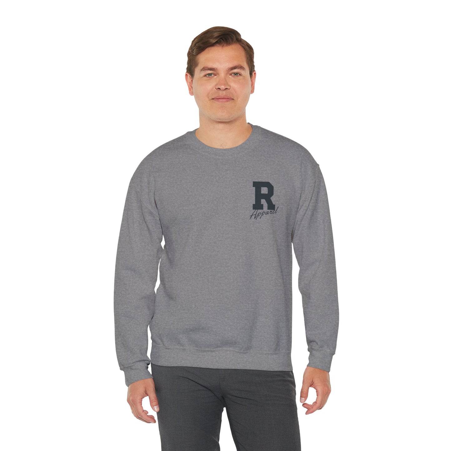 Comfortable Unisex Crewneck Sweatshirt with Stylish 'R' Design