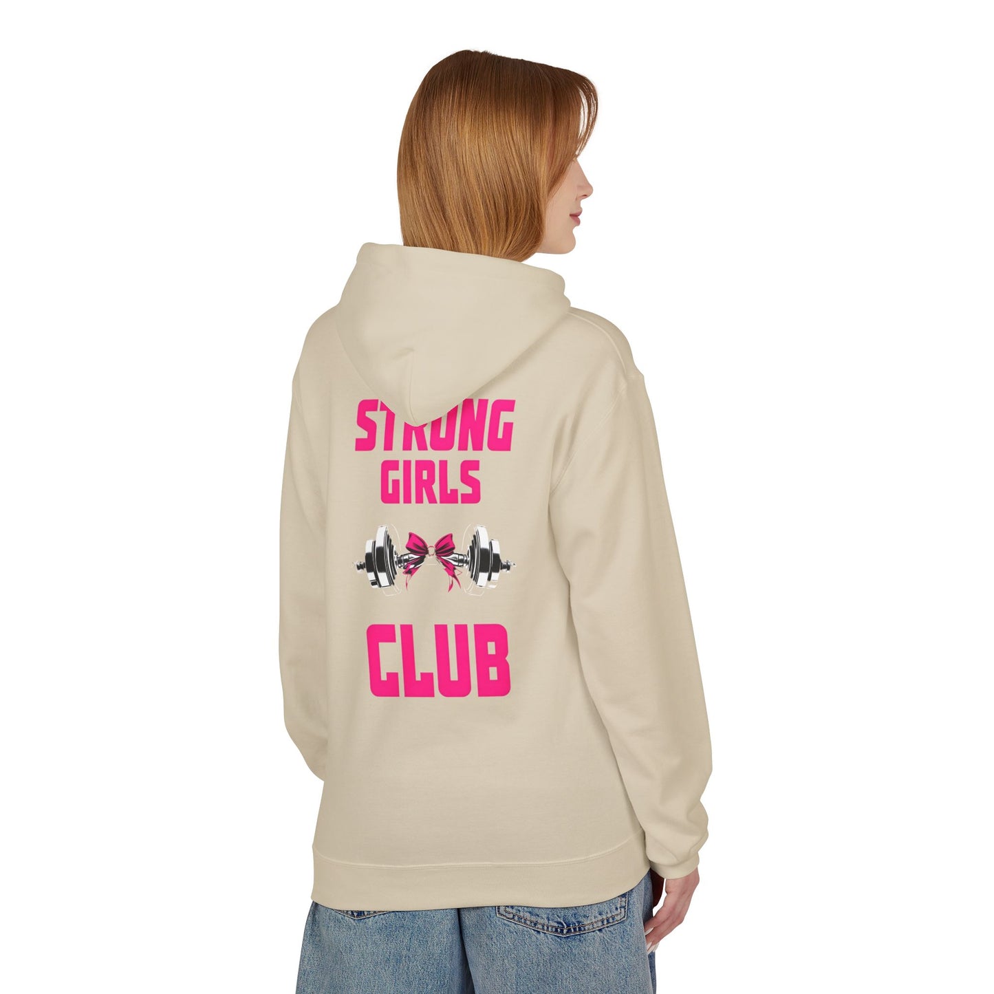 Strong Girls Club Hoodie - Empowering Fitness Apparel, Gift for Workout Enthusiasts, Ideal for Gym Lovers, Birthday, and Motivational Wear