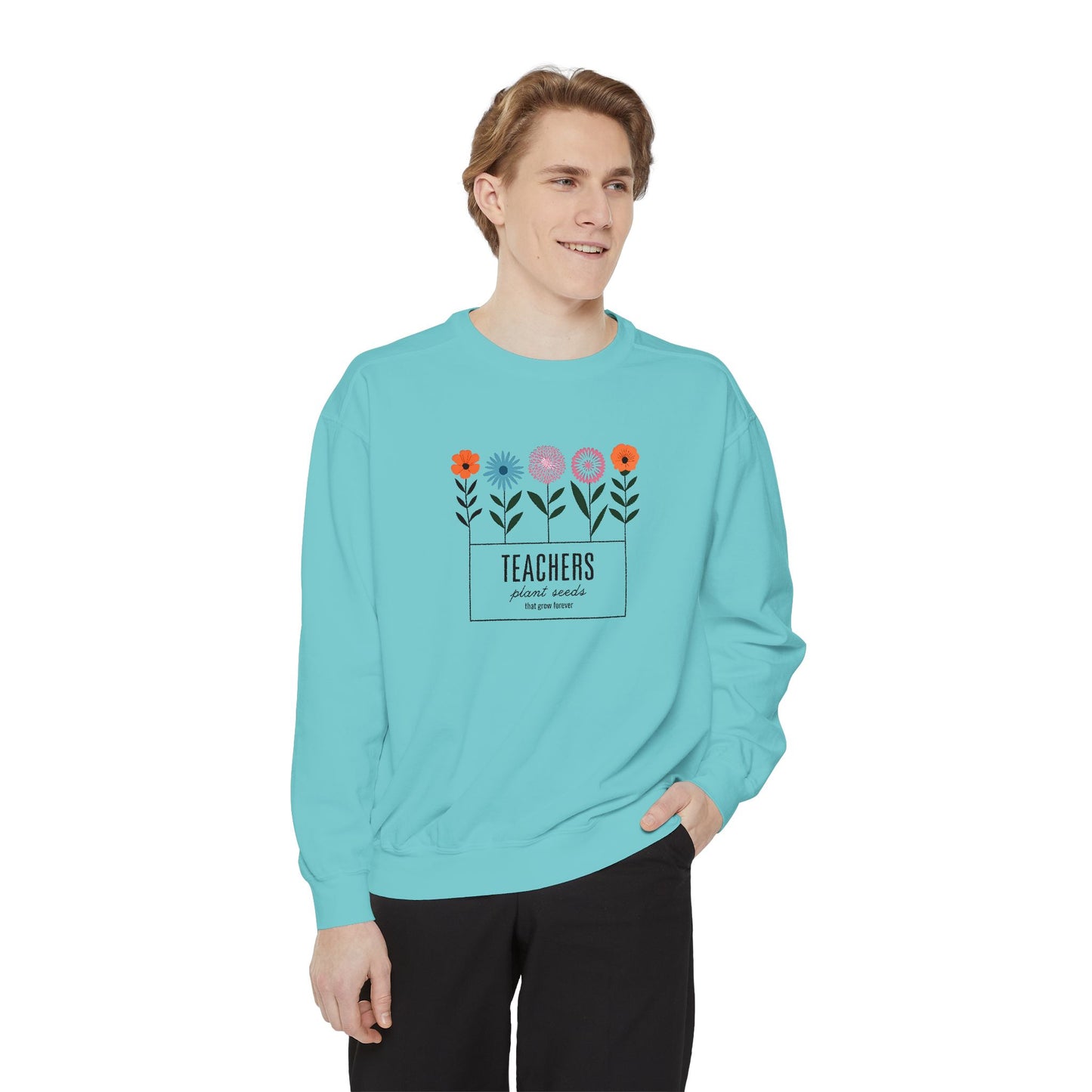 Teacher Floral Sweatshirt - Perfect Gift for Educators