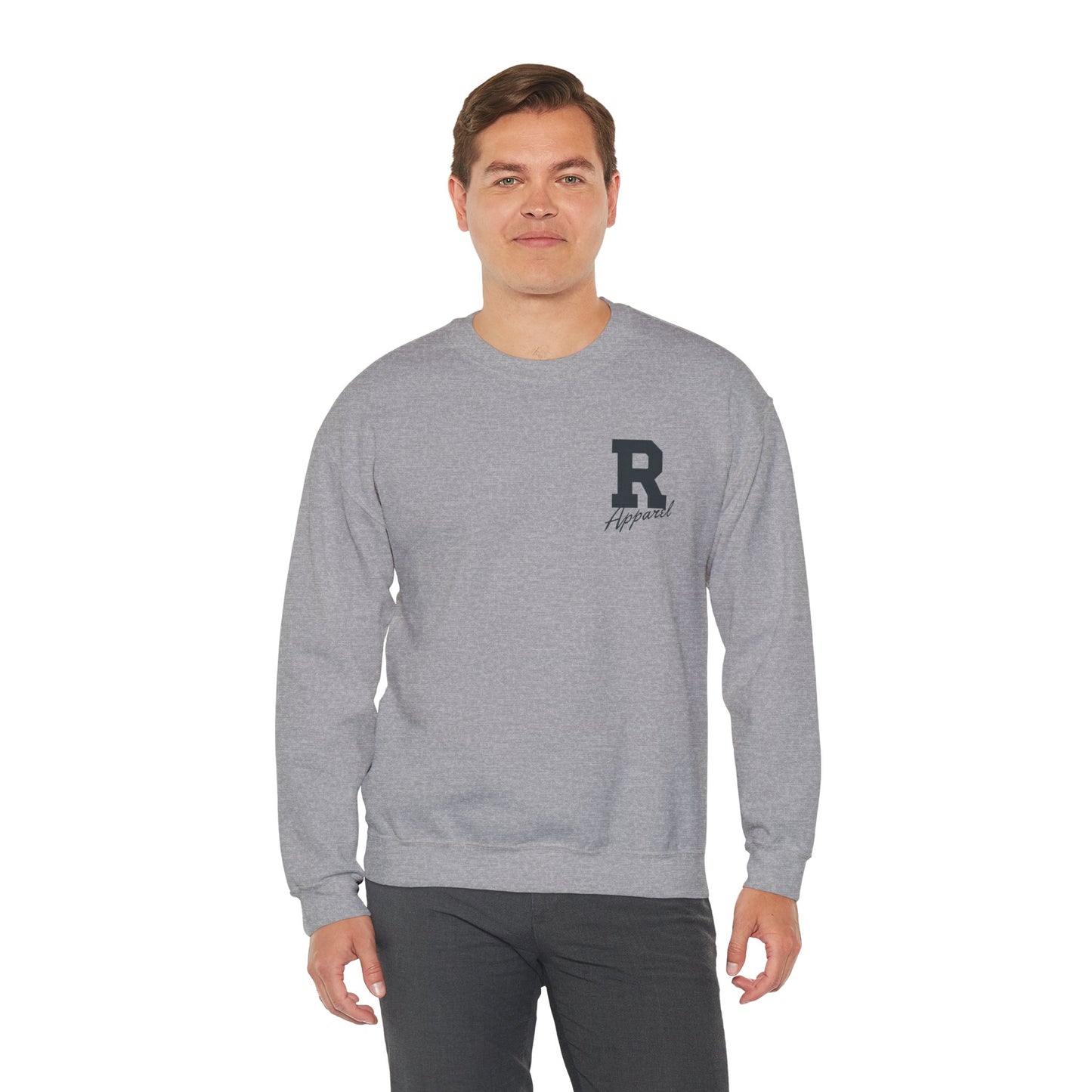 Comfortable Unisex Crewneck Sweatshirt with Stylish 'R' Design