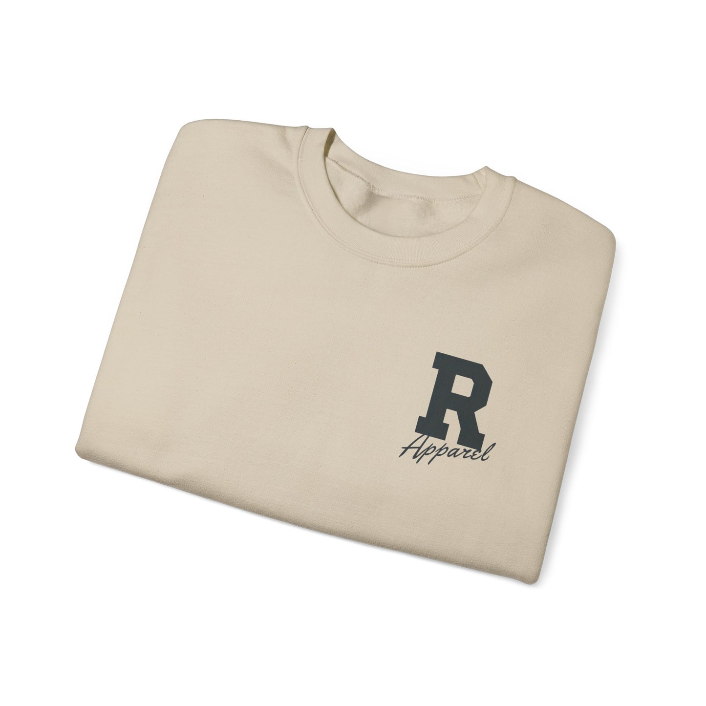 Comfortable Unisex Crewneck Sweatshirt with Stylish 'R' Design