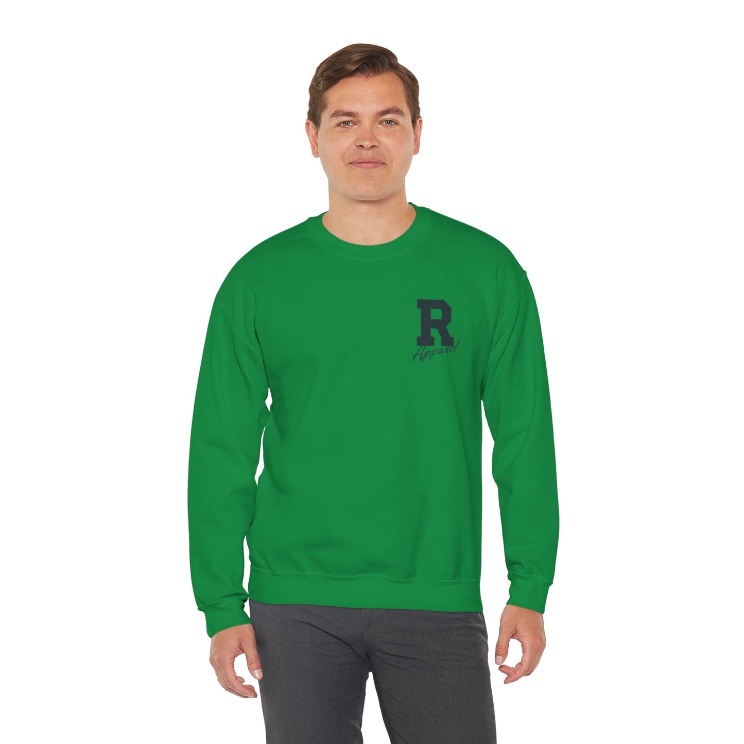 Comfortable Unisex Crewneck Sweatshirt with Stylish 'R' Design