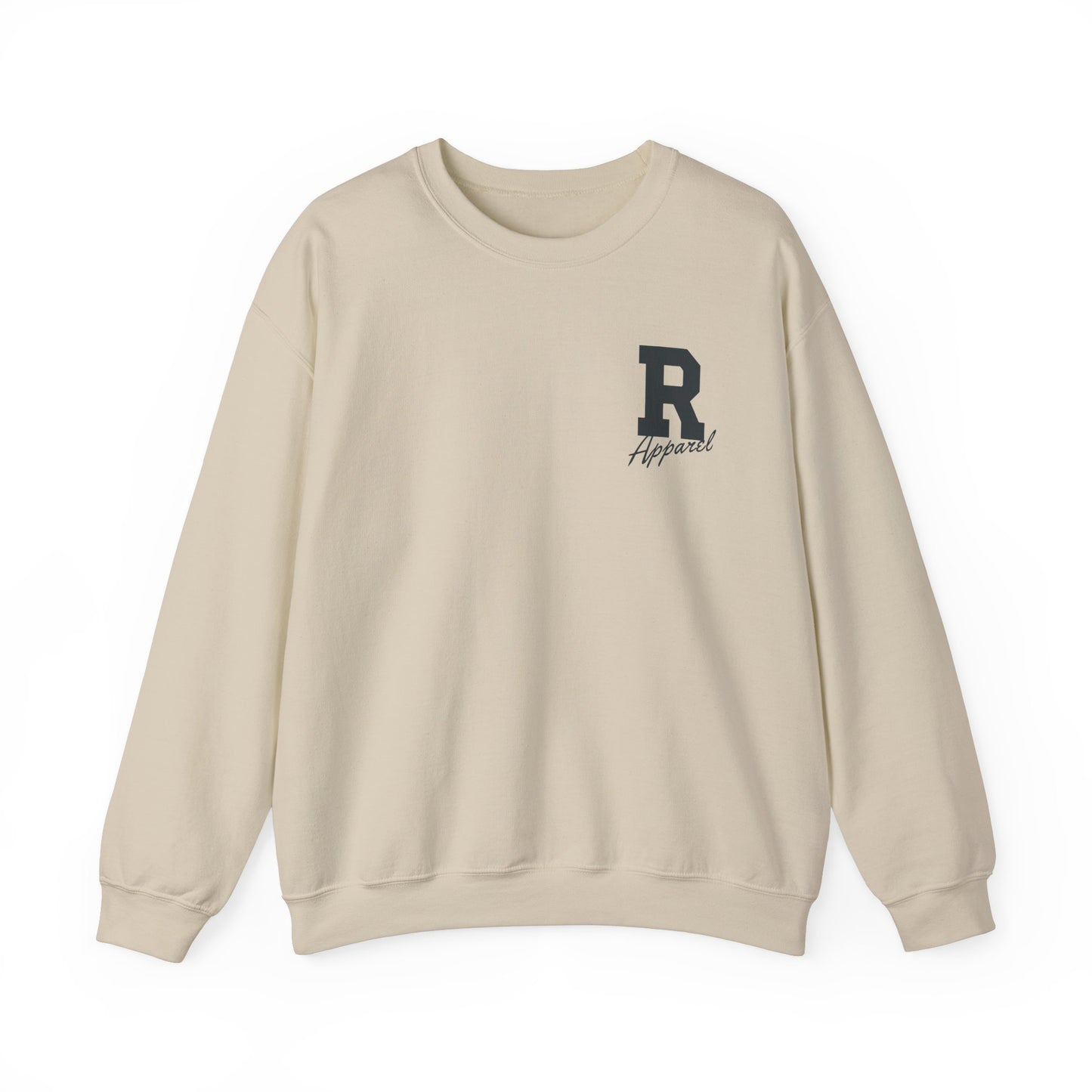 Comfortable Unisex Crewneck Sweatshirt with Stylish 'R' Design