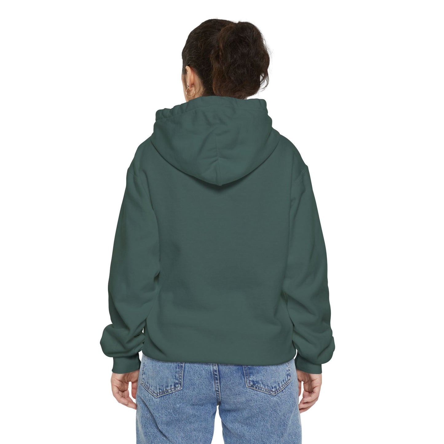 Dear Santa Unisex Garment-Dyed Hoodie - Fun Holiday Sweatshirt