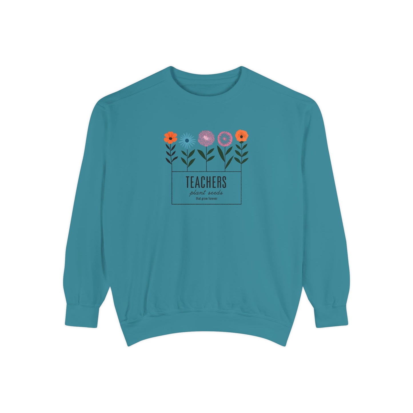 Teacher Floral Sweatshirt - Perfect Gift for Educators