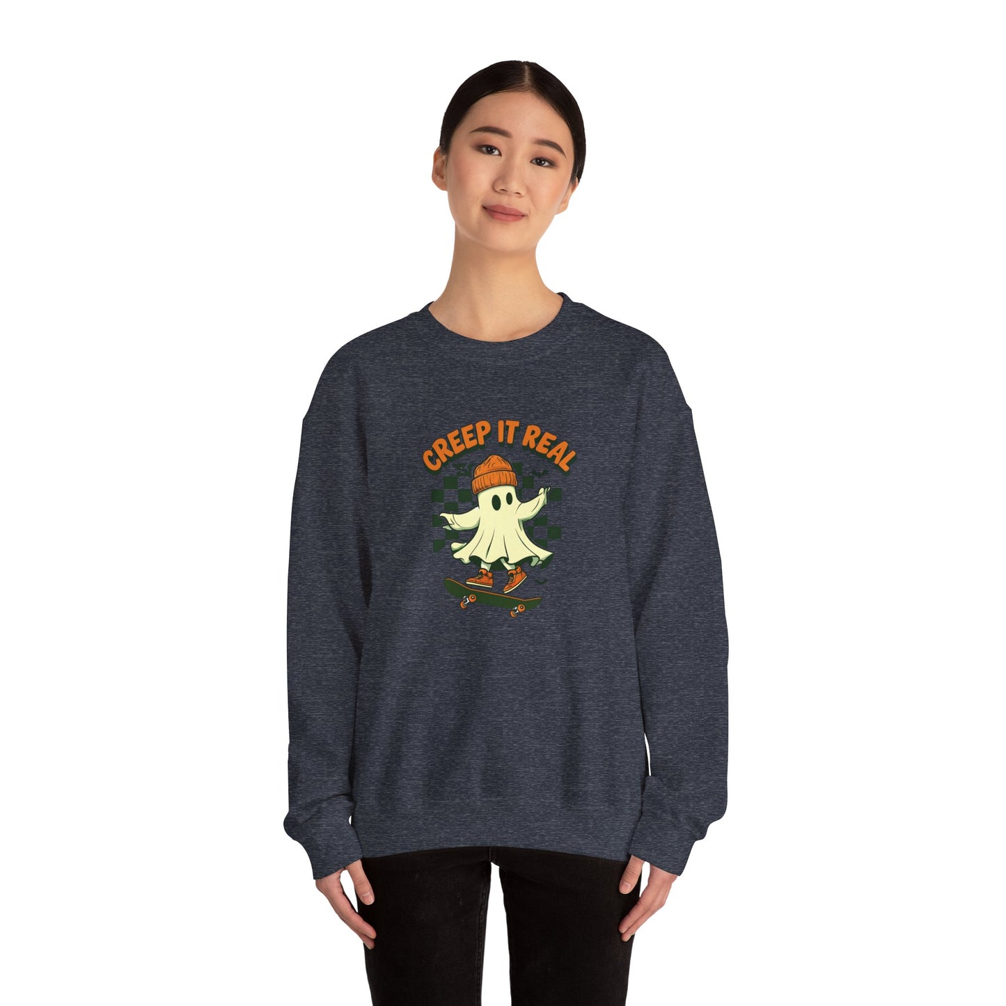 Creep It Real Skateboarding Ghost Sweatshirt