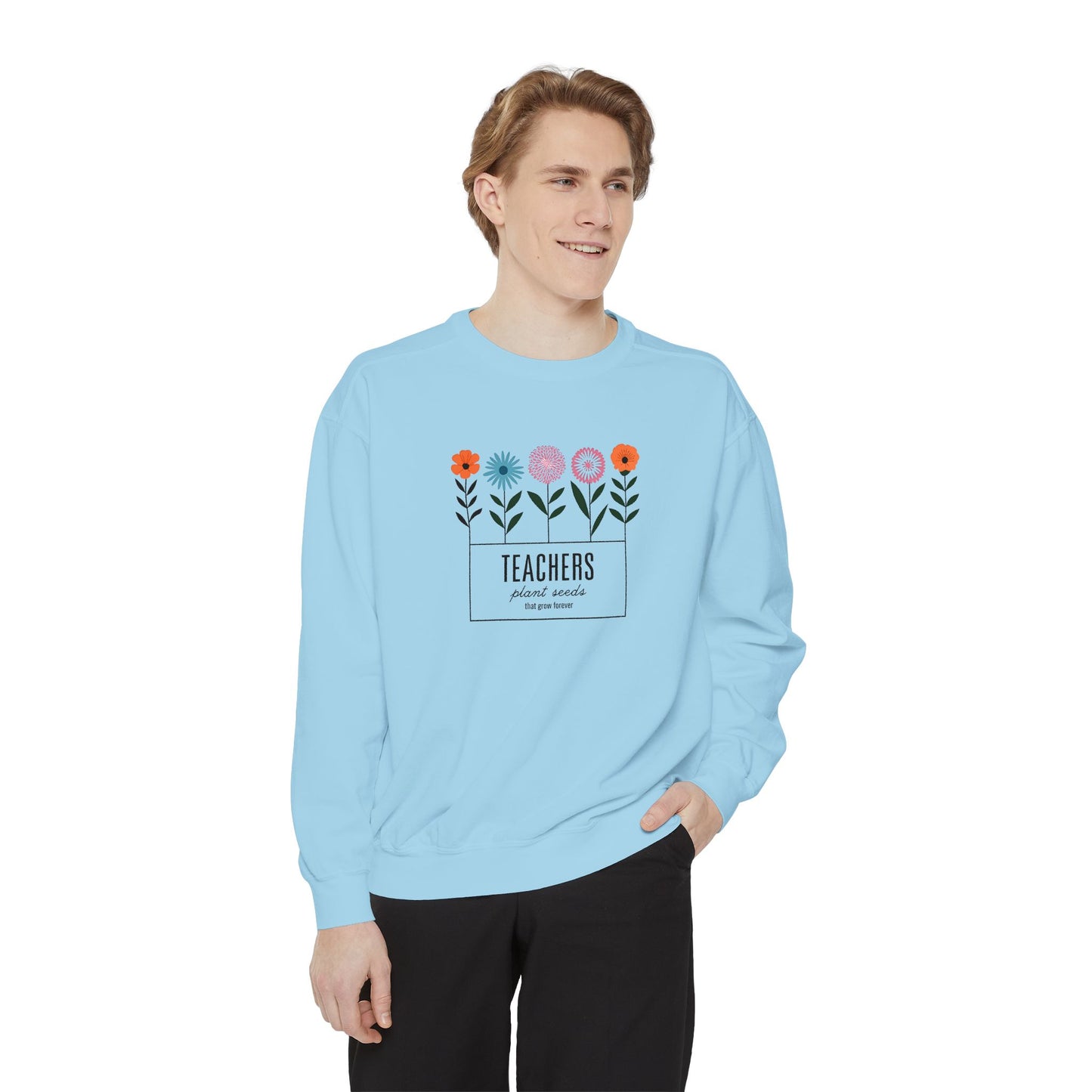 Teacher Floral Sweatshirt - Perfect Gift for Educators