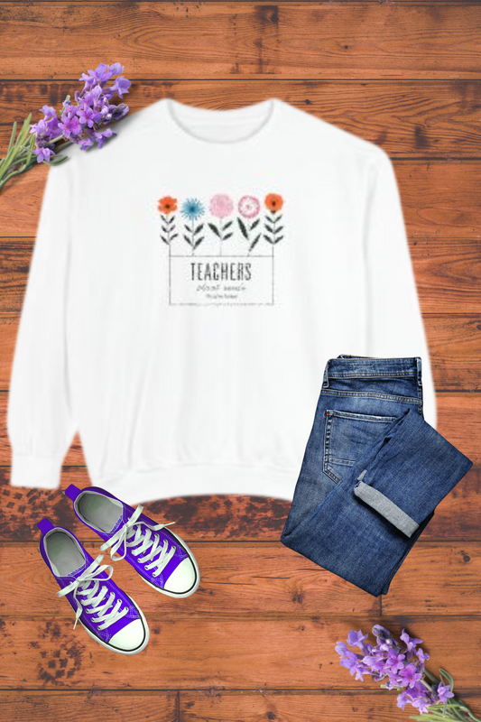 Teacher Floral Sweatshirt - Perfect Gift for Educators