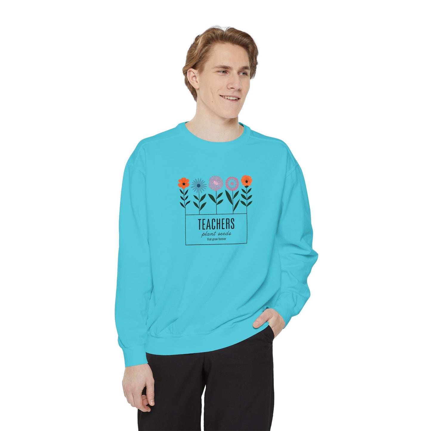 Teacher Floral Sweatshirt - Perfect Gift for Educators