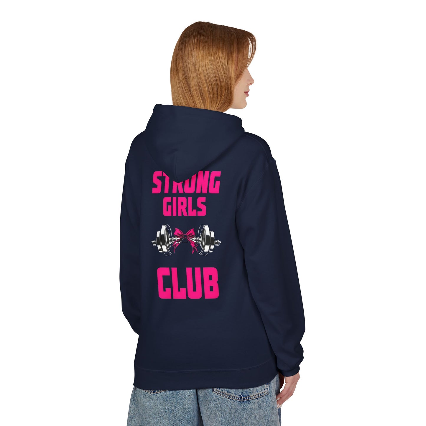 Strong Girls Club Hoodie - Empowering Fitness Apparel, Gift for Workout Enthusiasts, Ideal for Gym Lovers, Birthday, and Motivational Wear