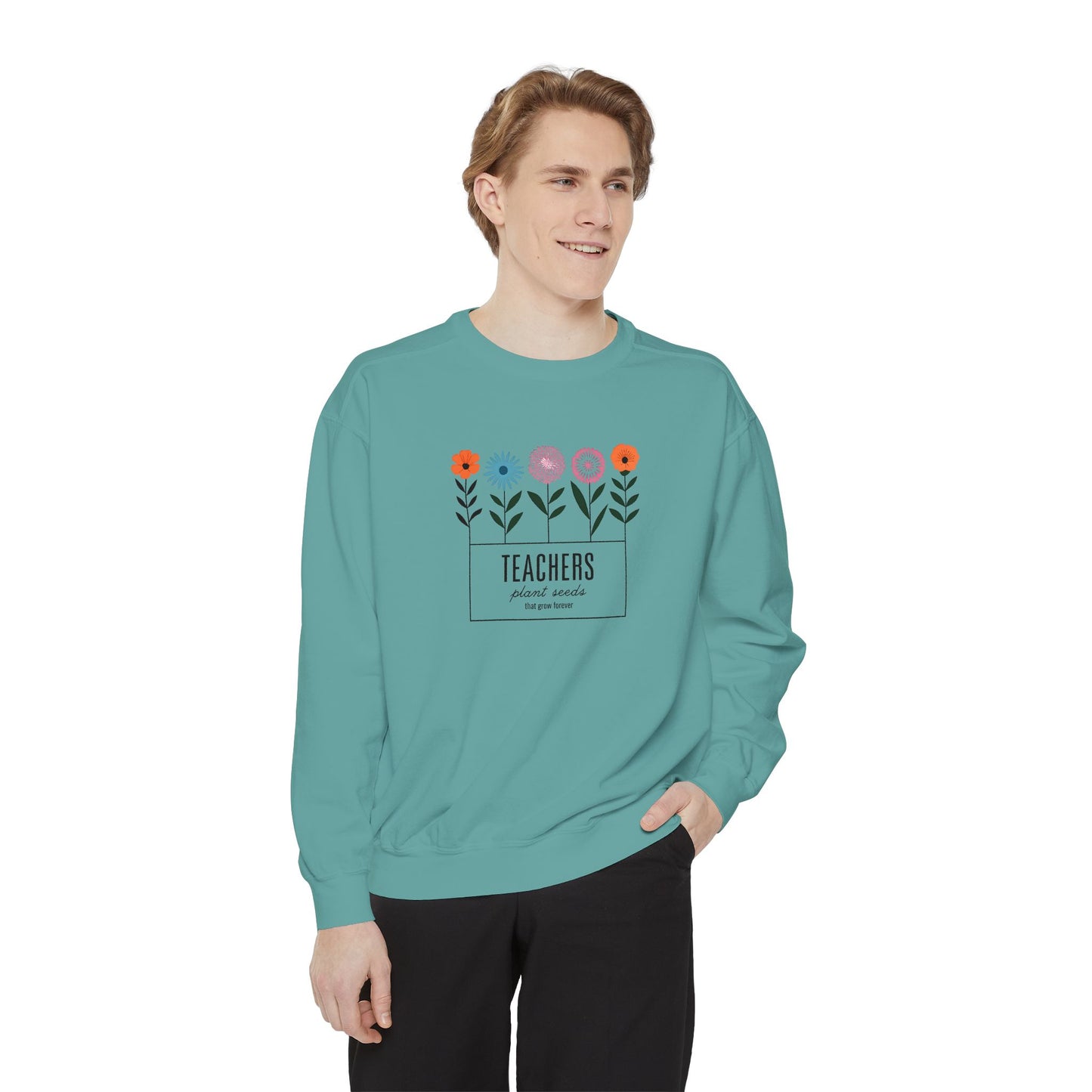 Teacher Floral Sweatshirt - Perfect Gift for Educators