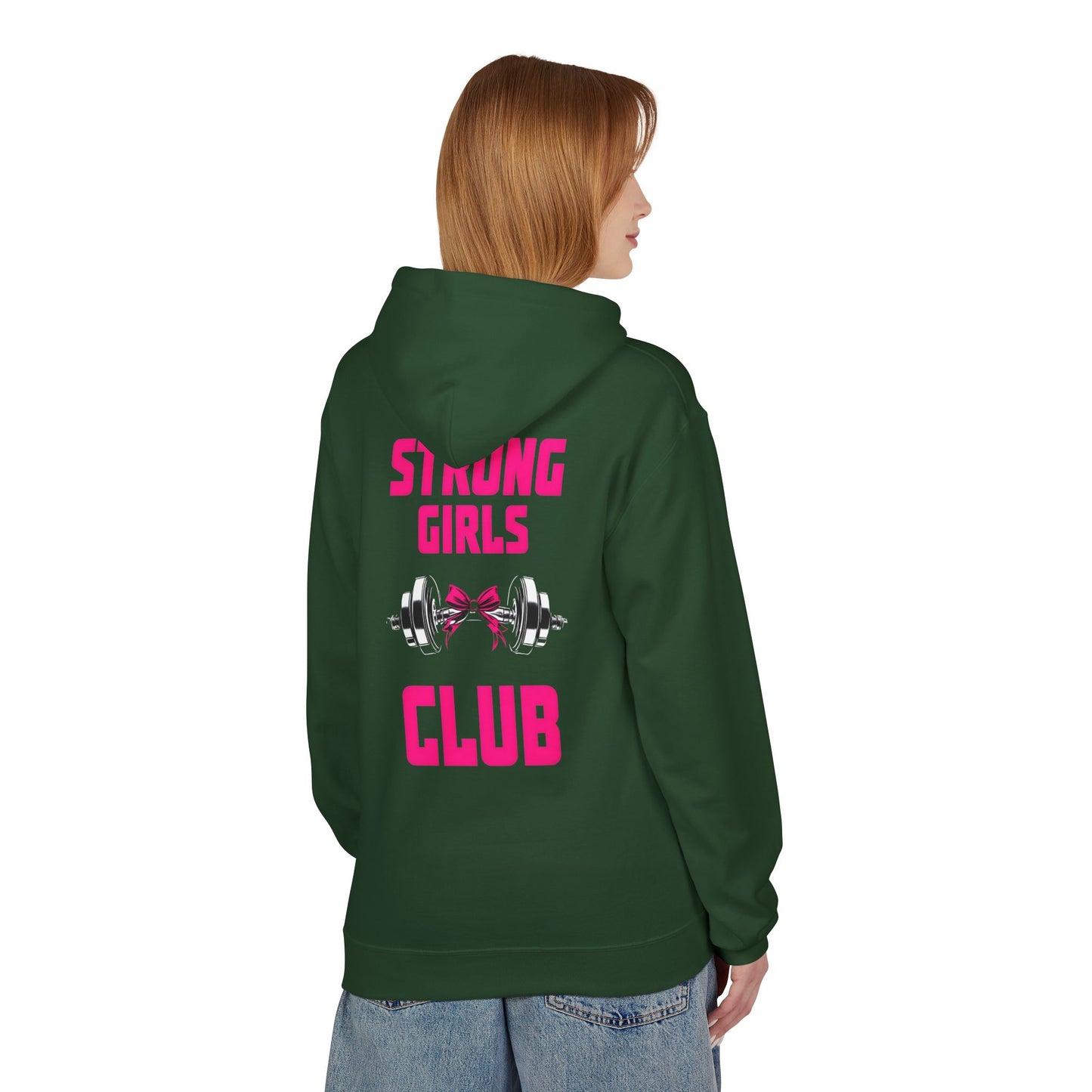 Strong Girls Club Hoodie - Empowering Fitness Apparel, Gift for Workout Enthusiasts, Ideal for Gym Lovers, Birthday, and Motivational Wear