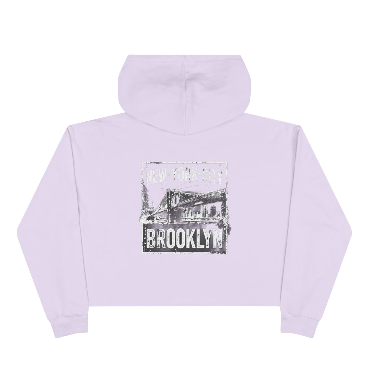 Brooklyn Graphic Crop Hoodie - New York City Style for Casual Outings