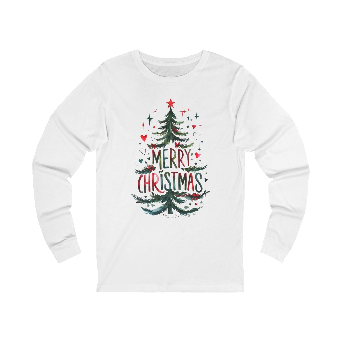 Merry Christmas Unisex Long Sleeve Tee - Perfect Holiday Gift