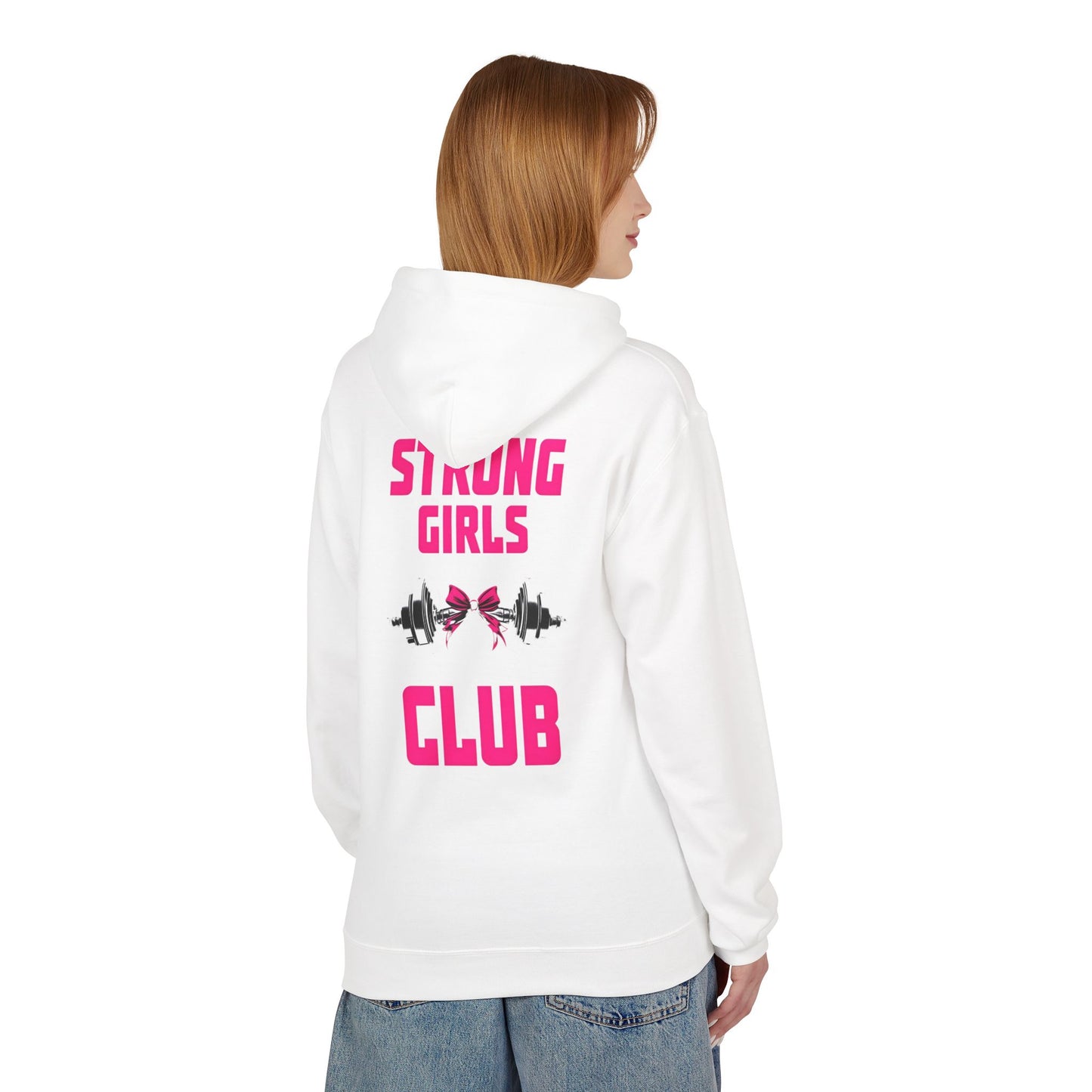 Strong Girls Club Hoodie - Empowering Fitness Apparel, Gift for Workout Enthusiasts, Ideal for Gym Lovers, Birthday, and Motivational Wear