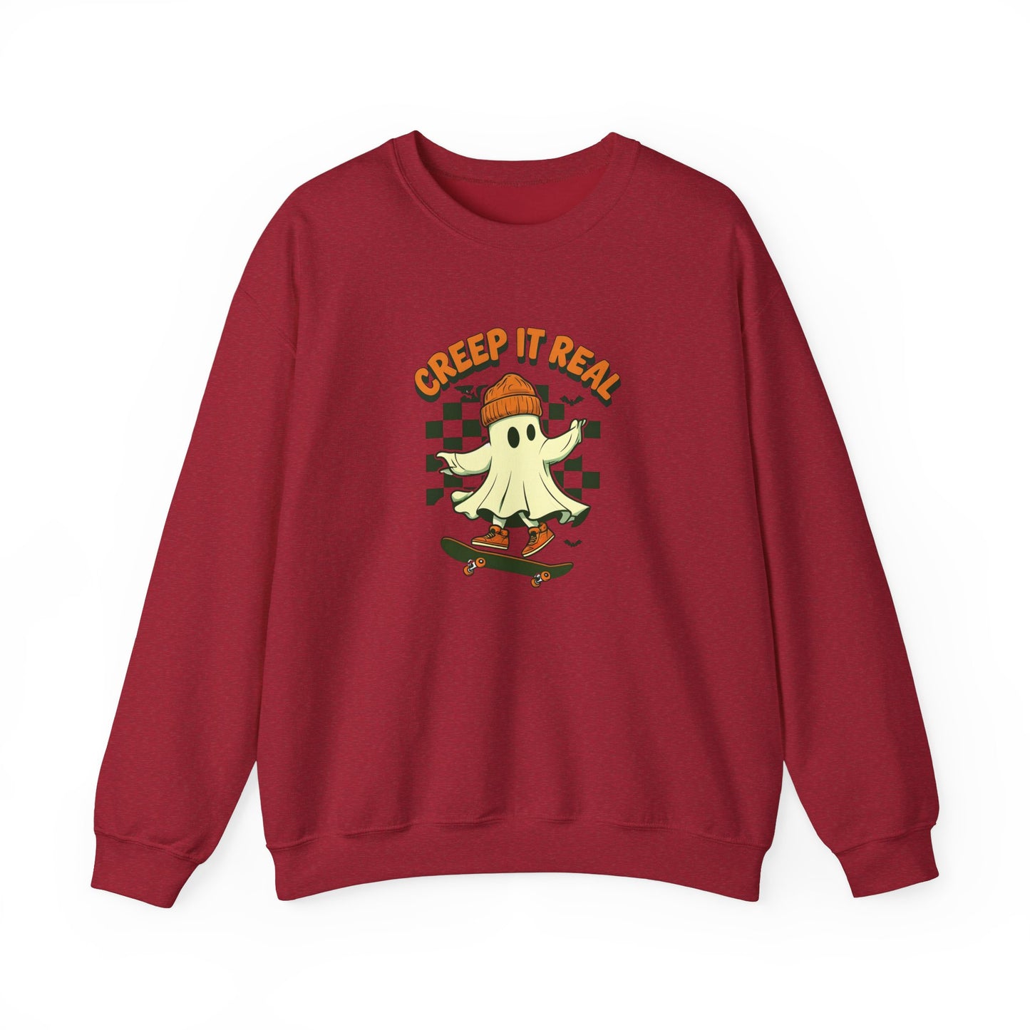 Creep It Real Skateboarding Ghost Sweatshirt