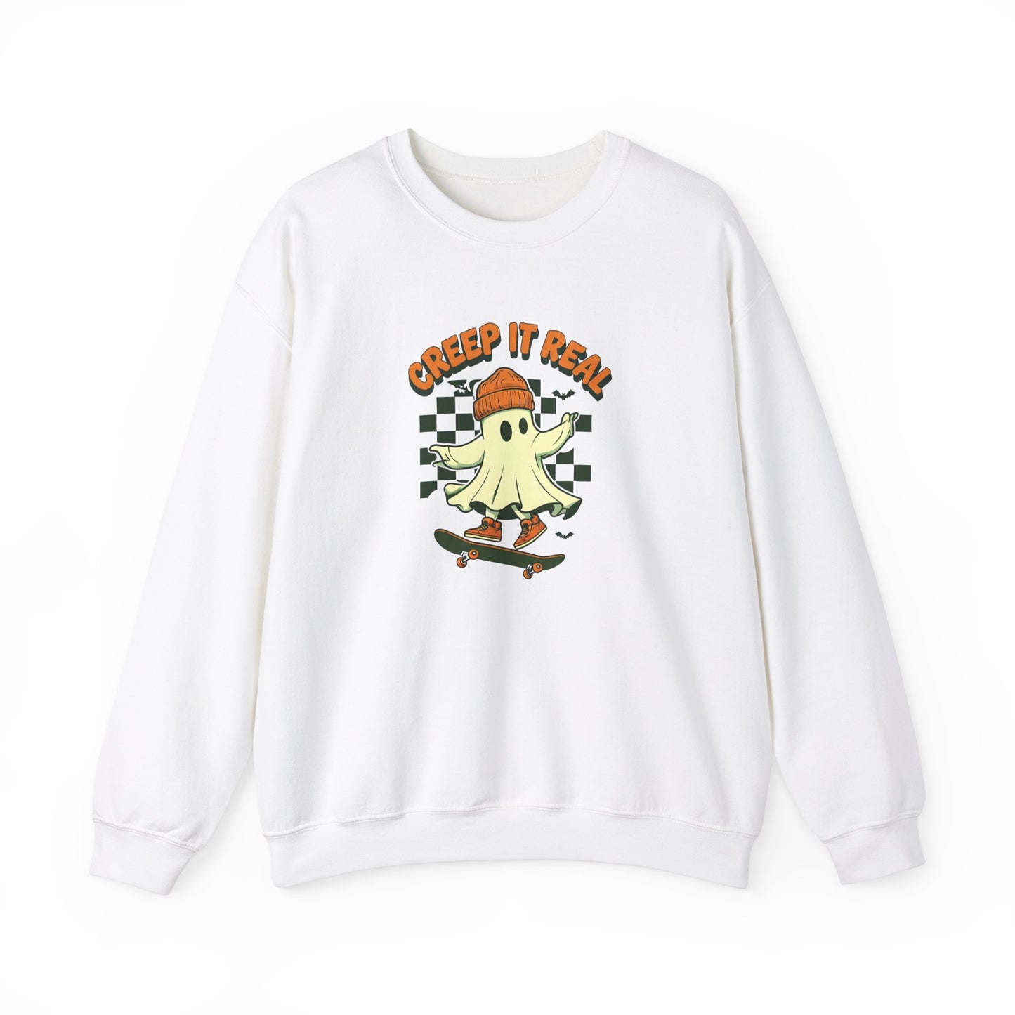 Creep It Real Skateboarding Ghost Sweatshirt