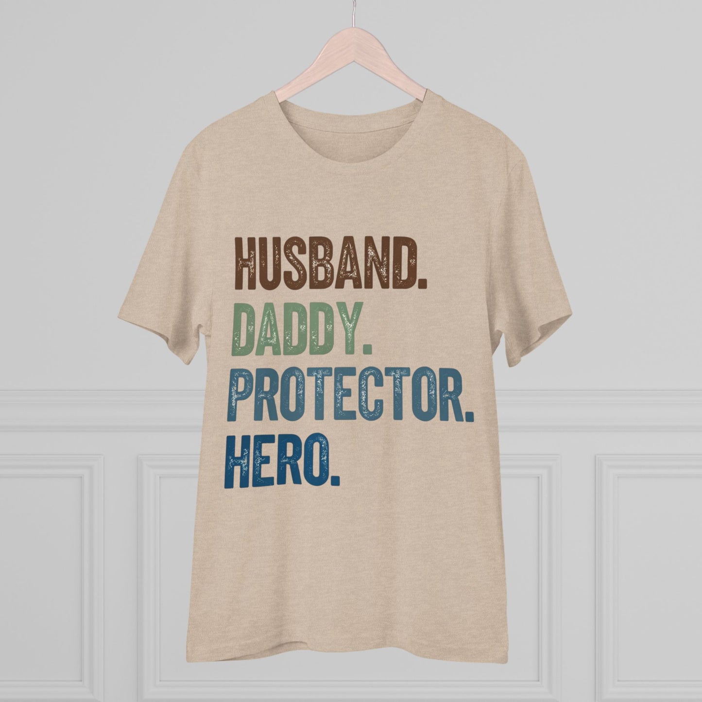 Unisex Organic T-Shirt - Husband, Daddy, Protector, Hero