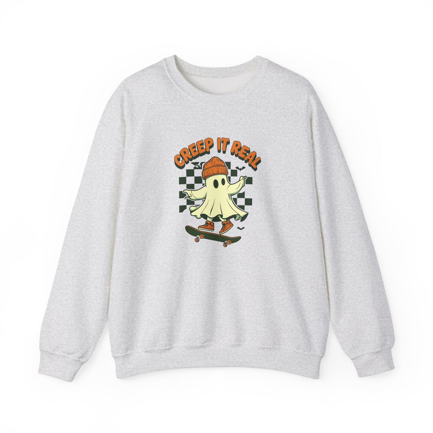 Creep It Real Skateboarding Ghost Sweatshirt