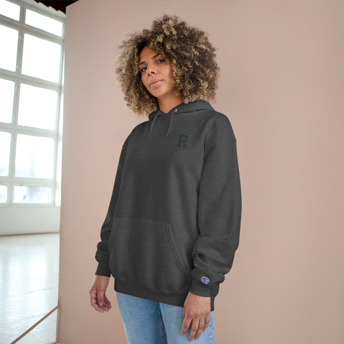 Overstimulated Moms Club Champion Hoodie - Cute & Comfy for Busy Moms