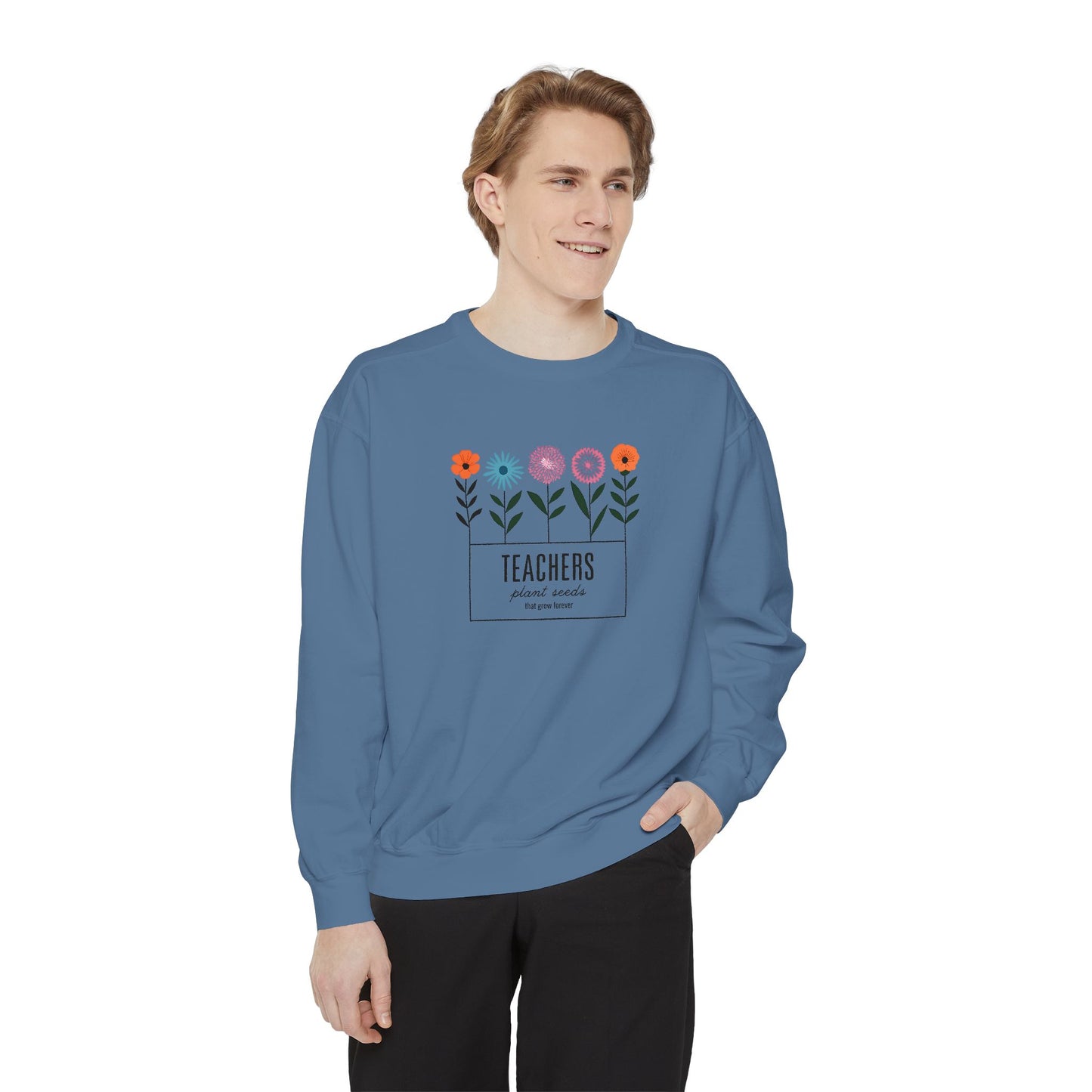 Teacher Floral Sweatshirt - Perfect Gift for Educators