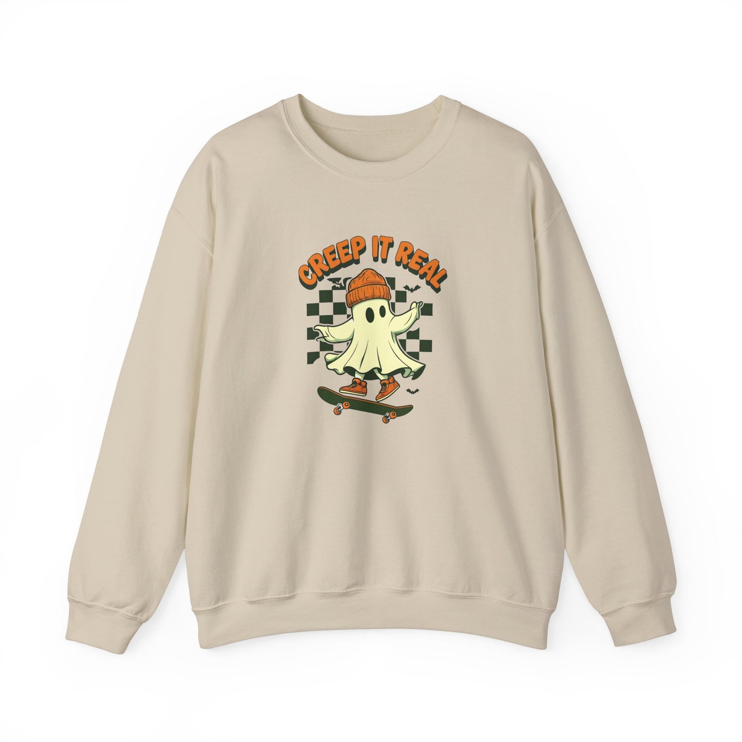 Creep It Real Skateboarding Ghost Sweatshirt