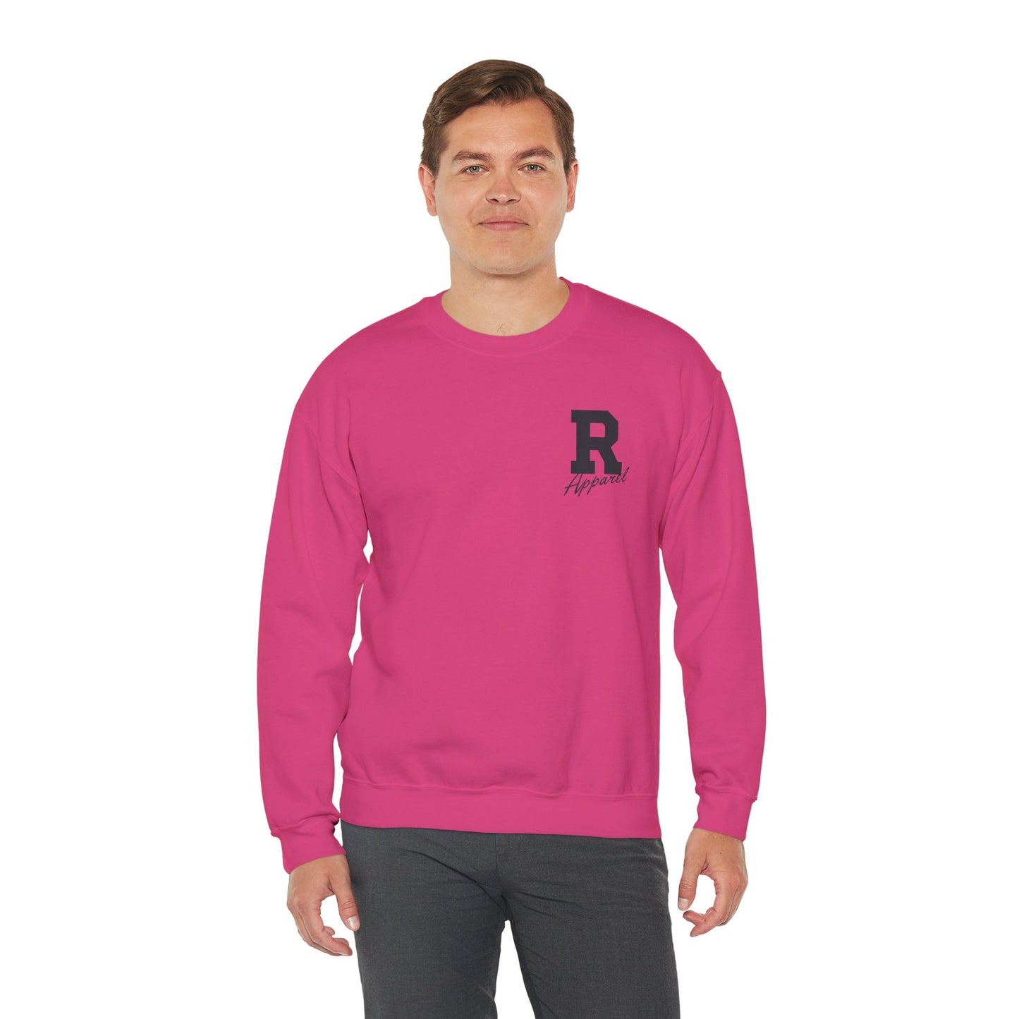 Comfortable Unisex Crewneck Sweatshirt with Stylish 'R' Design